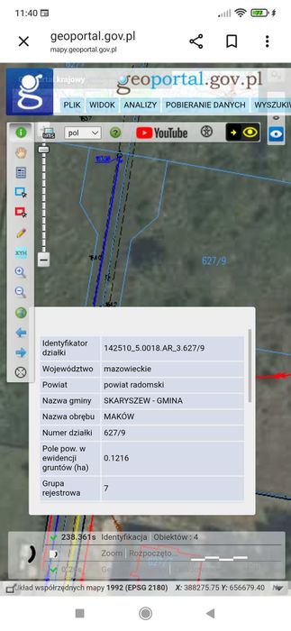 Działki Maków Skaryszew