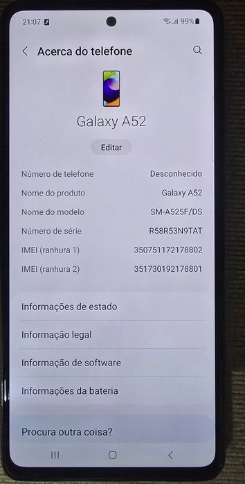 Samsung galaxy A52