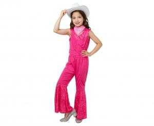 Strój dla dzieci Różowa Kowbojka rozm.120-130 Bal,Przebranie,Karnawał