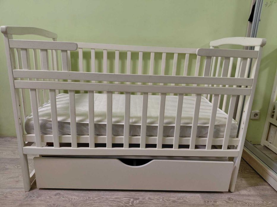 Дитяче ліжечко Deson Човник із шухлядою / Кам'янське