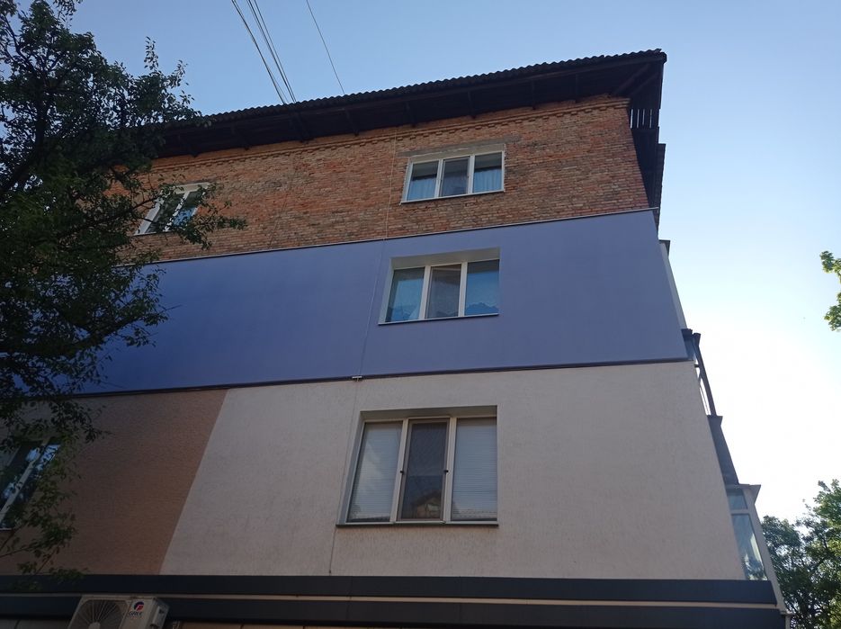 Утеплення фасадів. Висотні роботи.