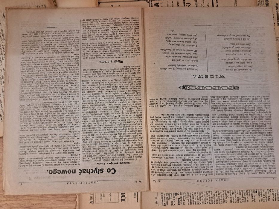 Chata Polska 1920 r.  Nr 9, 16, 18, 24‑26, 28‑31, + dod ilustr. Nr.15