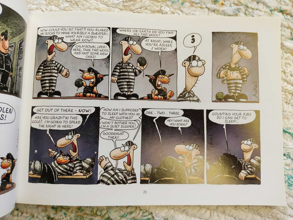 Livro de banda desenhada em inglês "Arkas, The Lifer"