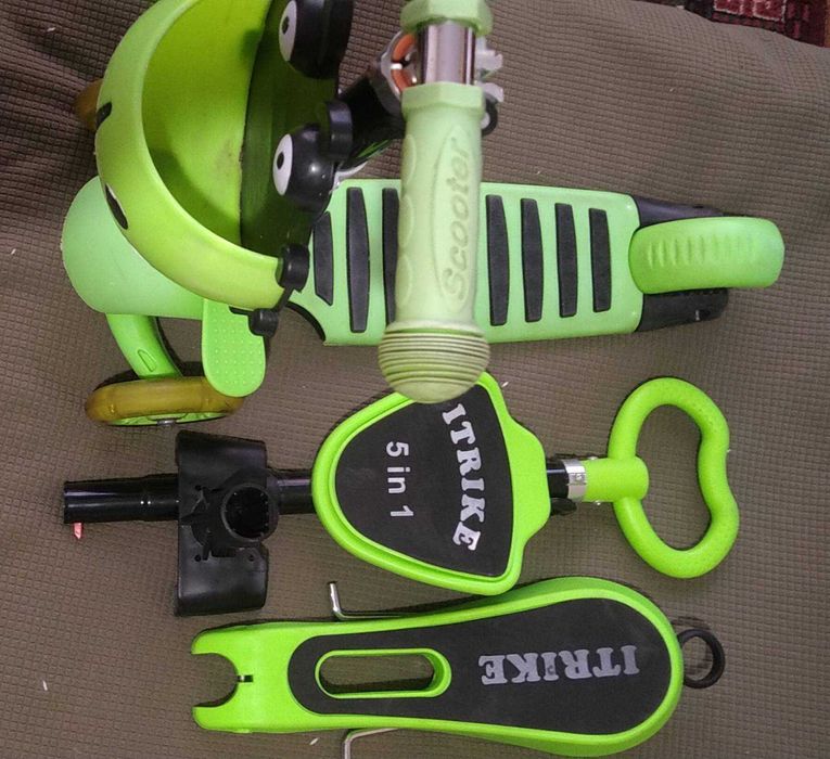 Триколісний дитячий самокат  ITRIKE \ Scooter 5 в 1