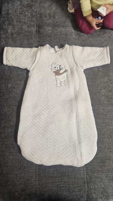 Зимовий спальний мішок з рукавами  для немовлят