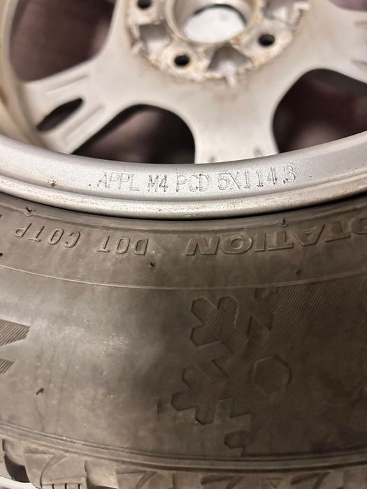 Alufelgi Hyundai  205/60 16 opony zimowe