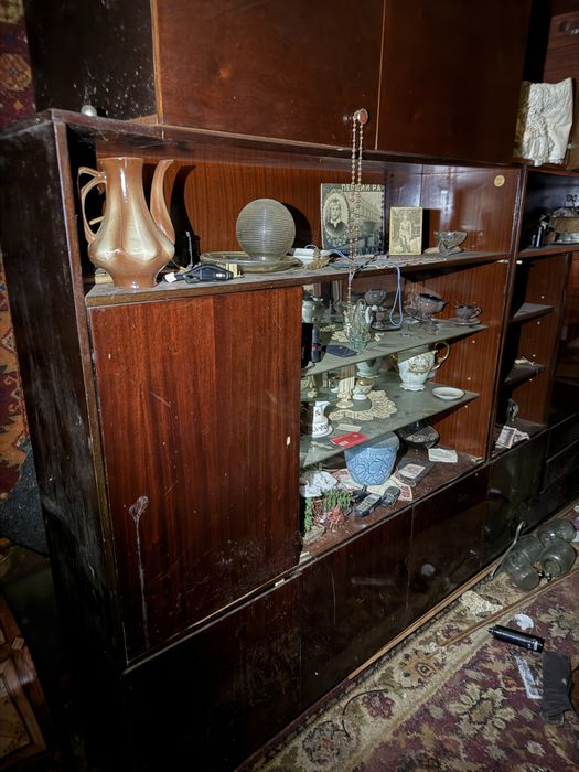 Шафа/дрова з сервантом радянська