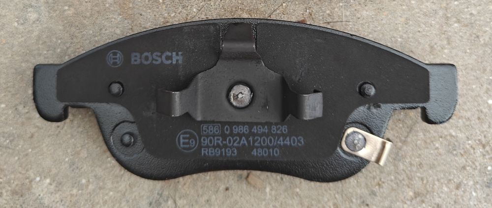 Pastilhas Travão dianteiro Fiat 500 (Bosch)