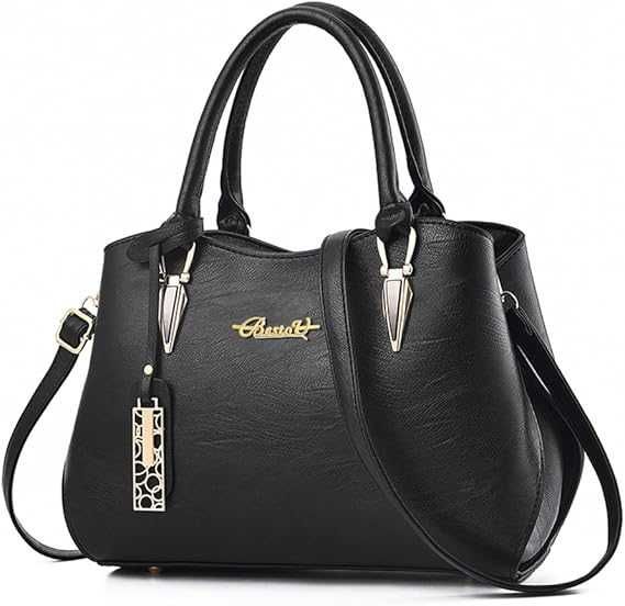 Czarna skórzana torebka BESTOU na ramię