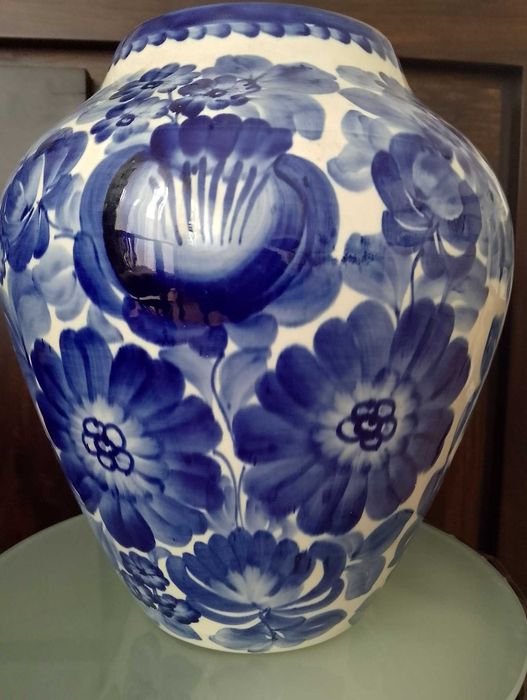 Fajans Włocławek wazon relikt PRL V Rajd ZMS 1972 rok