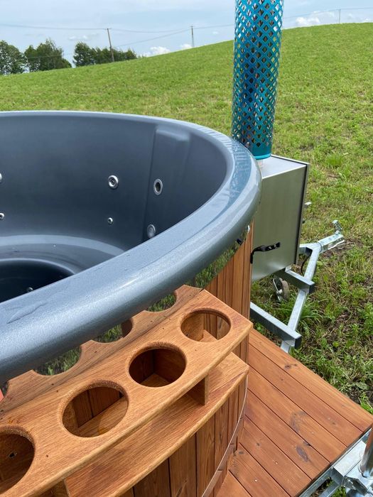 Balia mobilna, jacuzzi, hydromasaż,PIĘKNE WYKONANIE