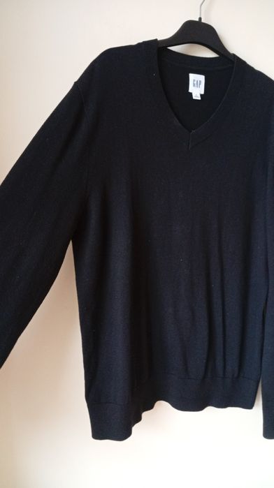 Czarny bawełniany sweter oversize, GAP, rozmiar S