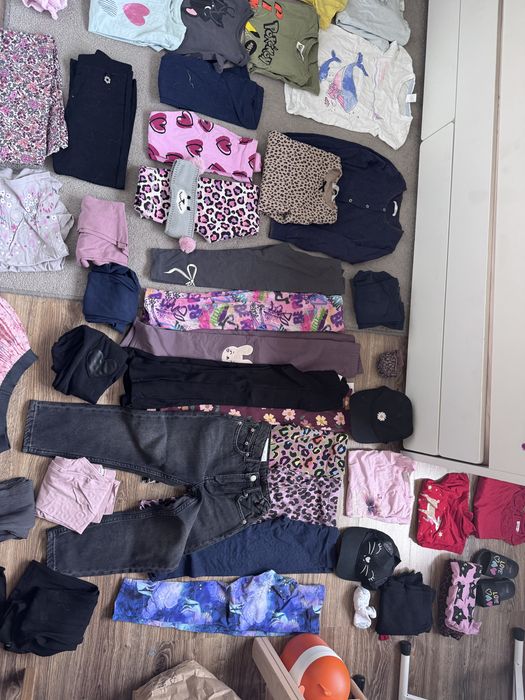 Paka ubranek 122/128 Next, Zara, hm i inne