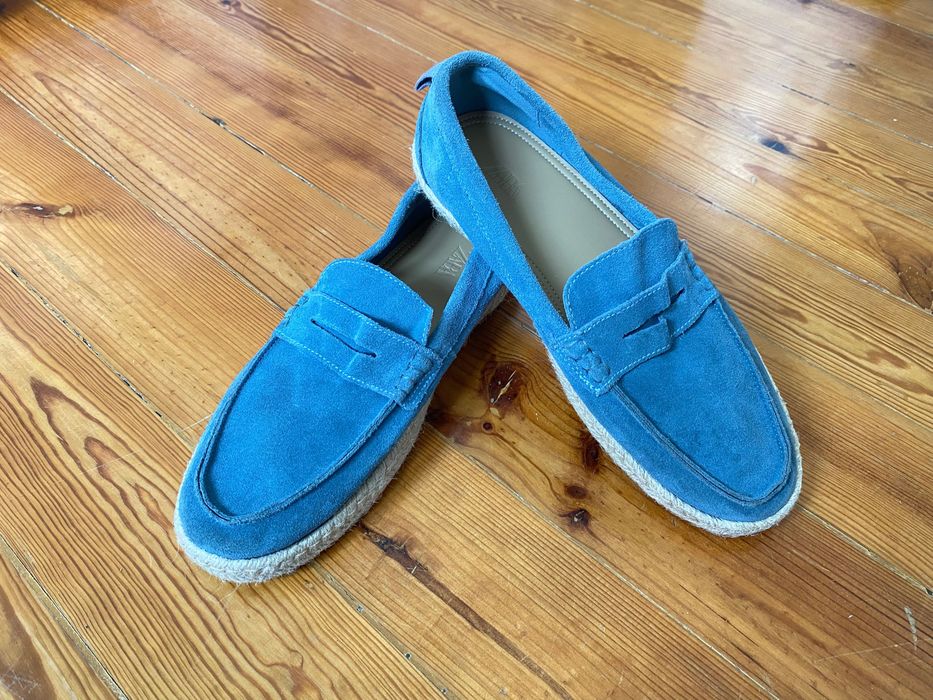 Mocassim pele casual Zara como novo