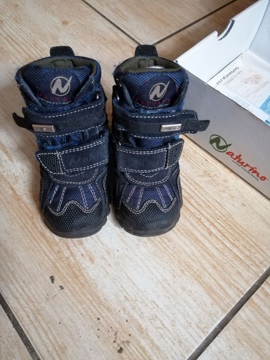 Buty zimowe ocieplane dziecięce Naturino rozmiar 22