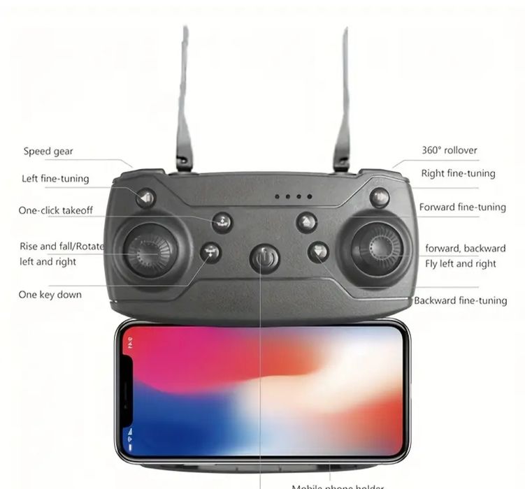 Складний квадрокоптер E88