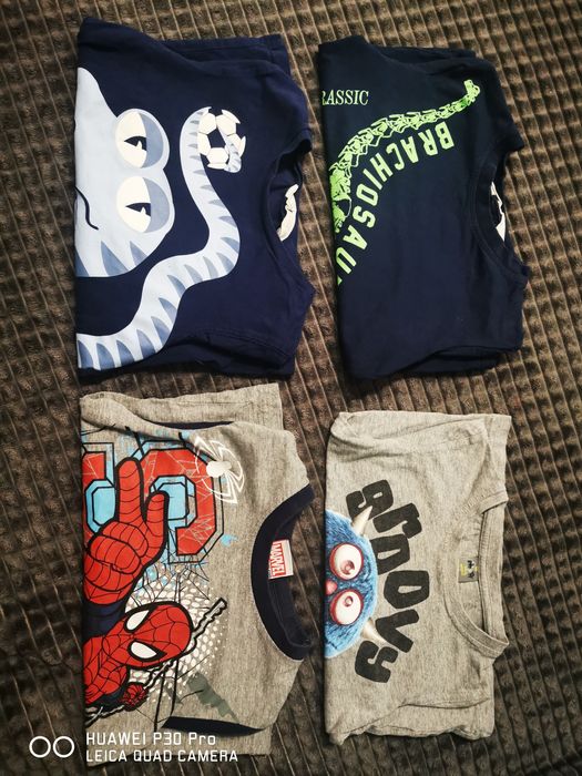 Zestaw 4 bluzy 98 h&m kiki&koko Marvel