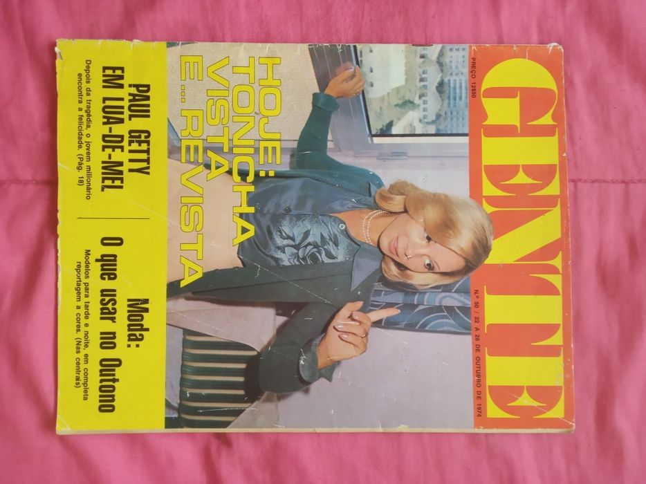 6 revistas  GENTE  ( 1974 e 1975 )