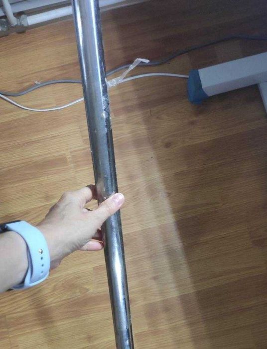 Труби металеві хромовані 2,5см, труба хром для стійок для одягу