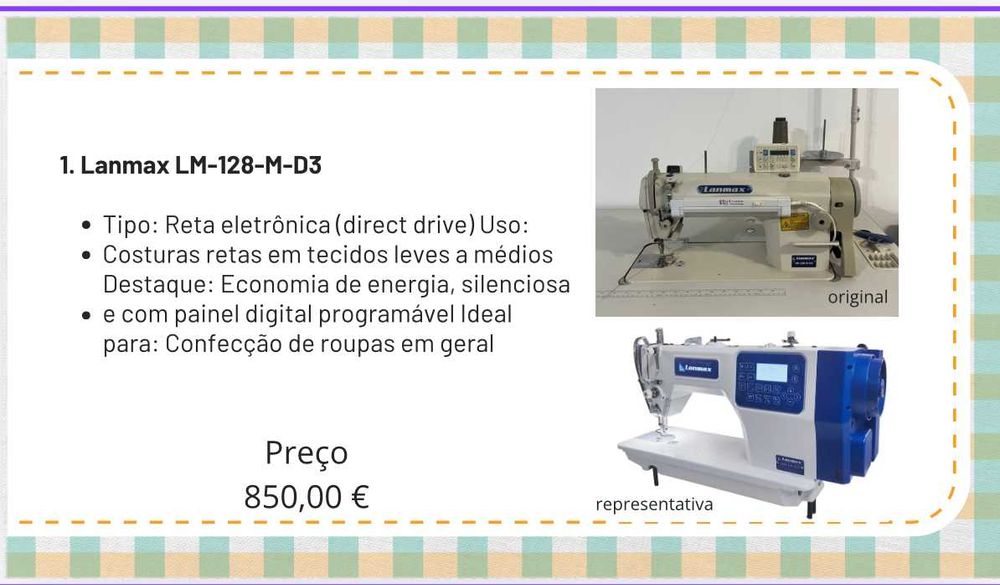 12 Máquinas Industriais de Costura para Confecção – Excelente Estado
