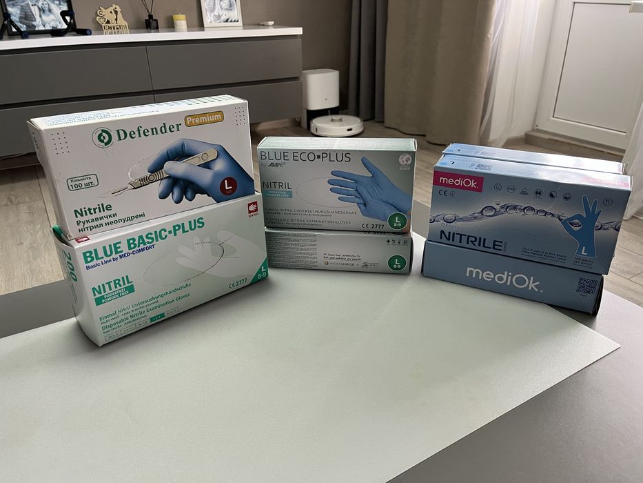 Рукавички нітрілові 100шт.