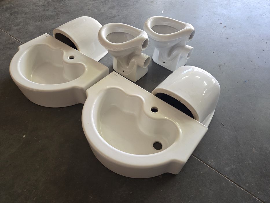 Umywalka, półpostument, miska GEBERIT BAMBINI