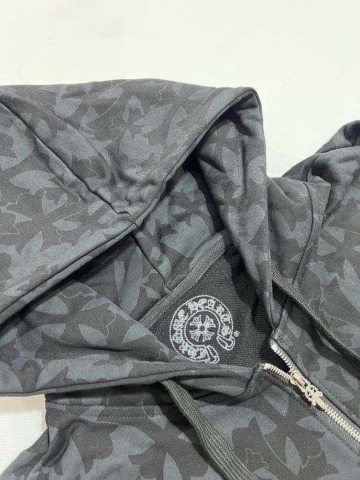 зип худи Chrome Hearts zip-hoodie monogram black