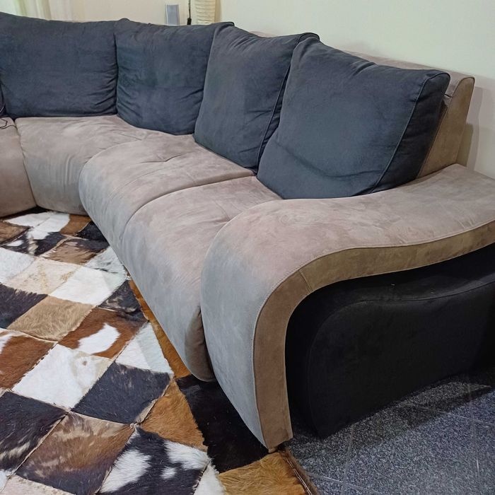 Sofás em camurça