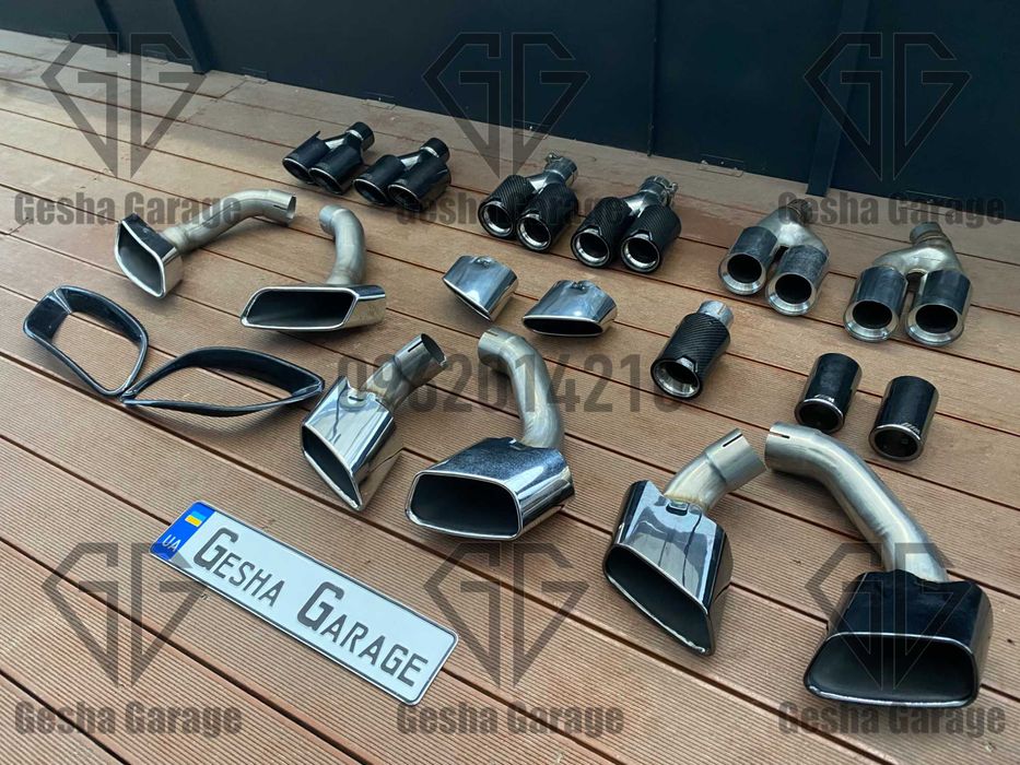 Насадка глушытеля глушника BMW БМВ E70 E71 F10 F11 F15 G30 G31 новые