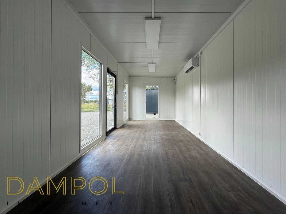 GOTOWY pawilon kontener 9x3(900x300) usługowy/biurowy/handlowy/leasing