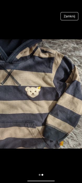 Bluza paski miś 86