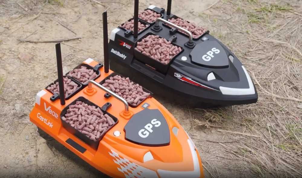 Карповый кораблик для рыбалки Flytec V802 PRO GPS 12000 мАч