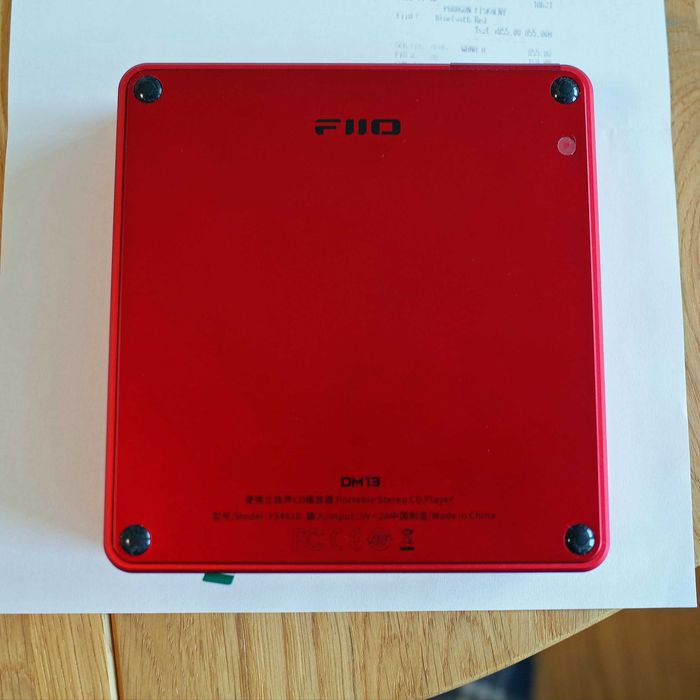 Przenośny odtwarzacz cd Fiio dm13 BT czerwony