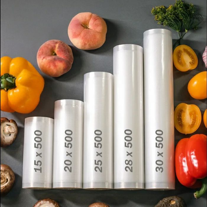 Пакети для вакууматора Найвища якість 5 шт - 15+20+25+28+30 см