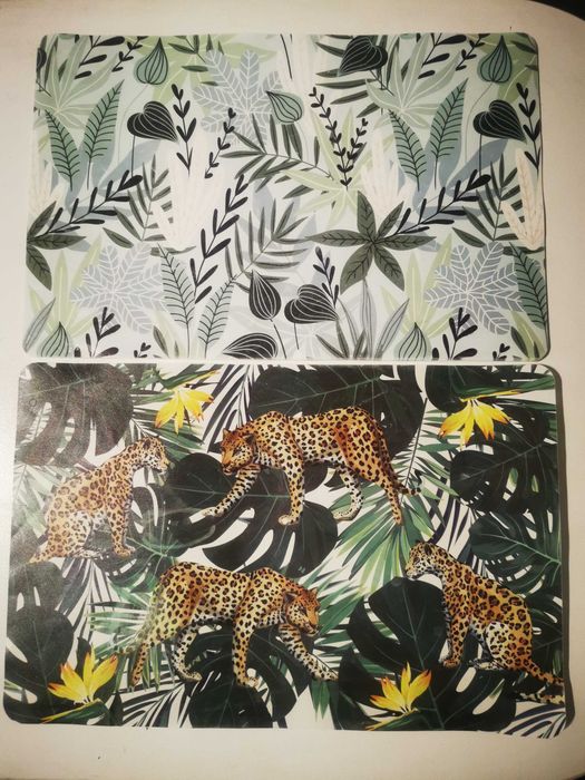 Winylowe CERATY na stół, 5 sztuk, 43x28 cm (używane, stan DB)