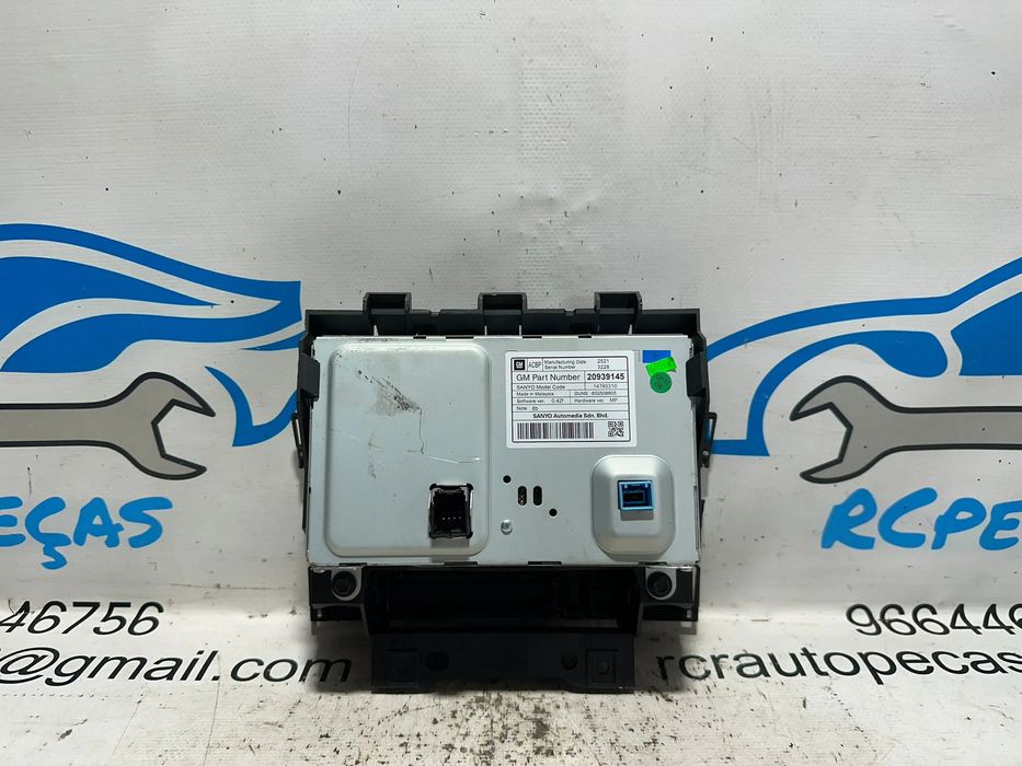 Display Ecra Comando Radio NAV Navegação GM Opel 20939145 2008 – 2016