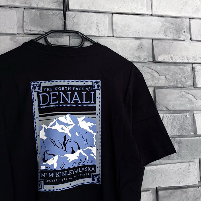 Koszulka t-shirt the north face tnf logo tee czarna black never stop exploring gorpcore denali góry