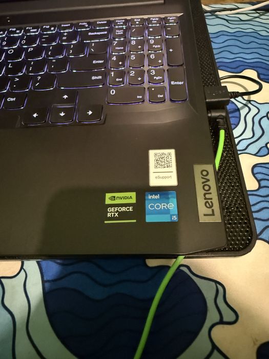 Ноутбук Lenovo legion RTX 3050