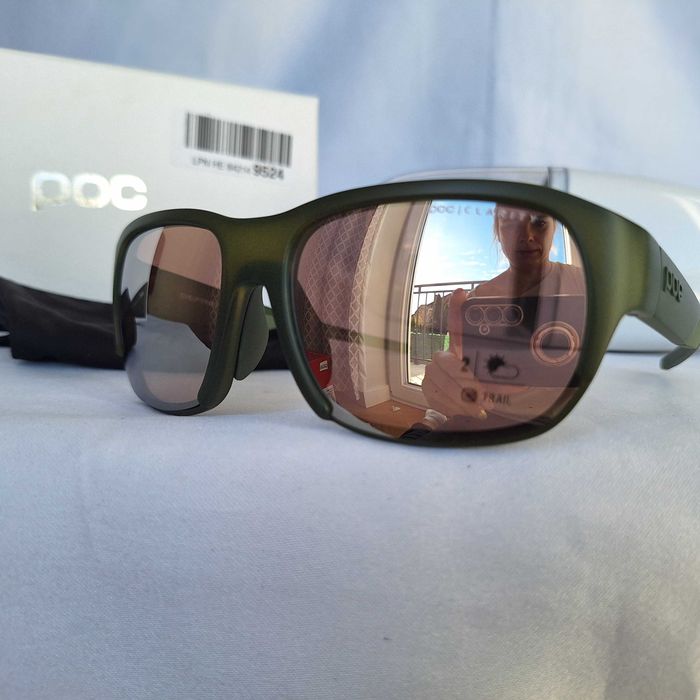 Okulary Sportowe Poc Define Epidote Green Translucent/Clarity Silver