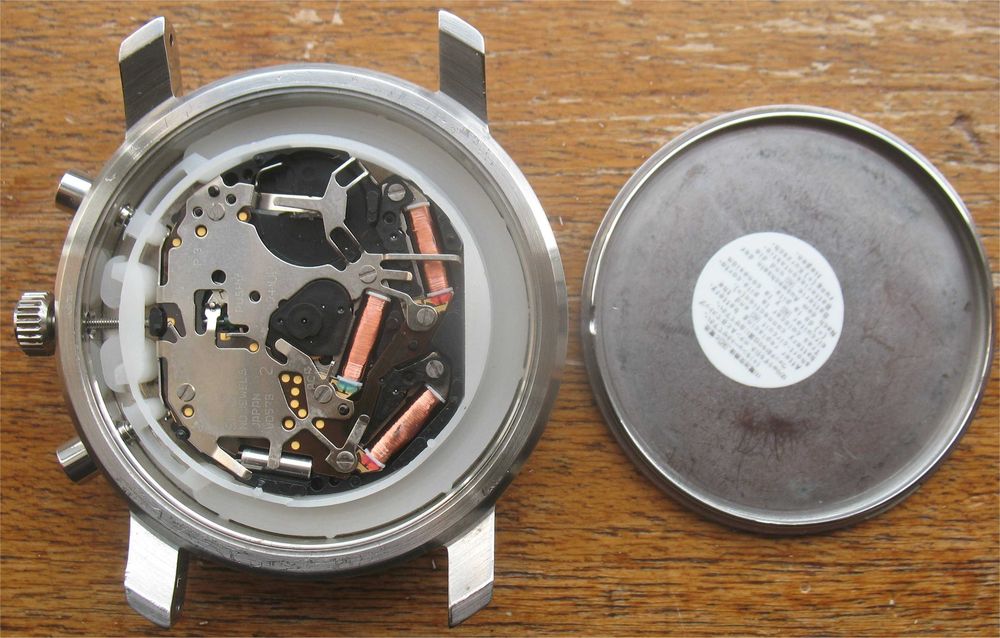 Relógio Estilo Vintage - Charles Chronógrafo (Máquina Seiko VD57B)