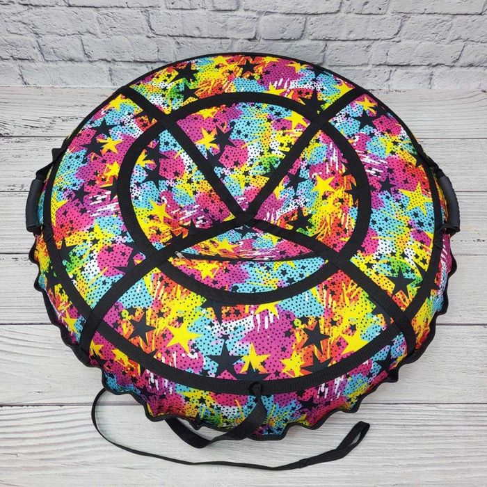 Надувні Санки - Ватрушка 100-120см Тюбінг Тюбинг ОКСФОРД. Зірки 2026