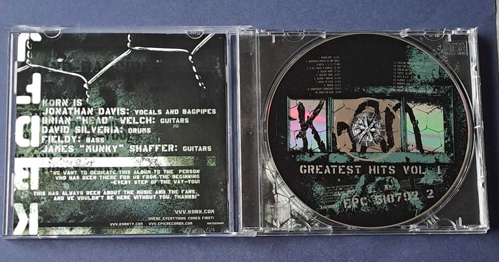 Pack Cd Korn - Greatest hits vol. 1 e The nothing (novo)