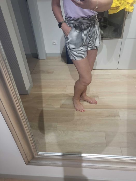 Spodenki krótkie damskie bawełniane M/L