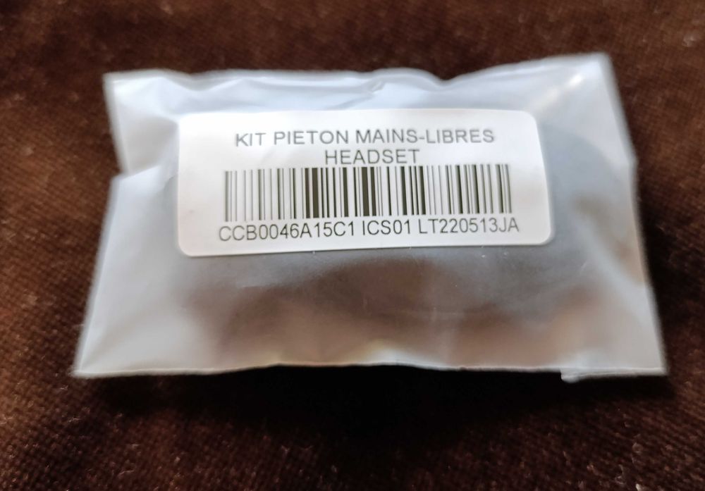 KIT Auricular TCL 30SE  3.5 estéreo intra-auricular Original -  Novo64310012206082123