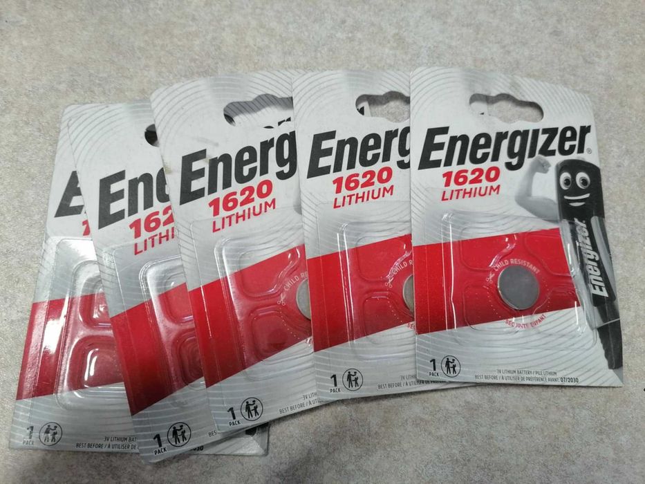 Bateria ENERGIZER CR1620 DL1620 Lithium 3V- 5 SZTUK