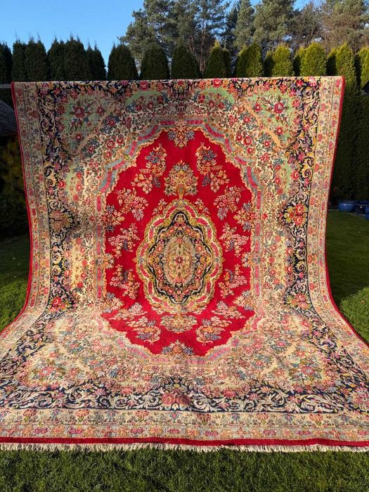 Dywan Perski Wełniany Kaszmirowy Iran Kerman Kirman 415x300 gal 18 tyś