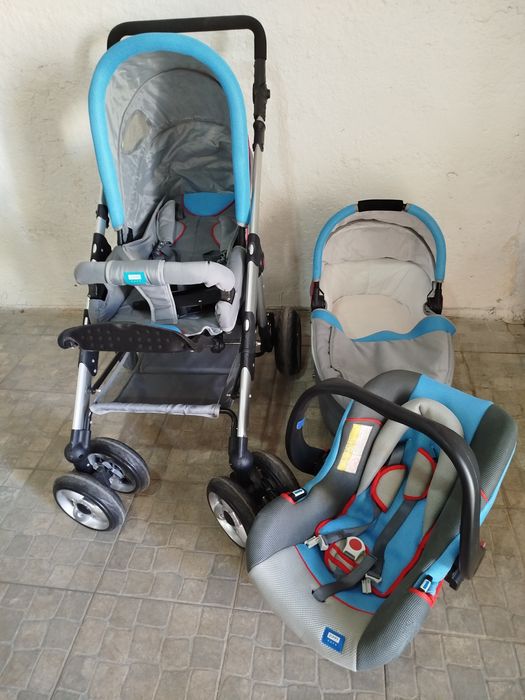 Carrinho + alcofa + ovo