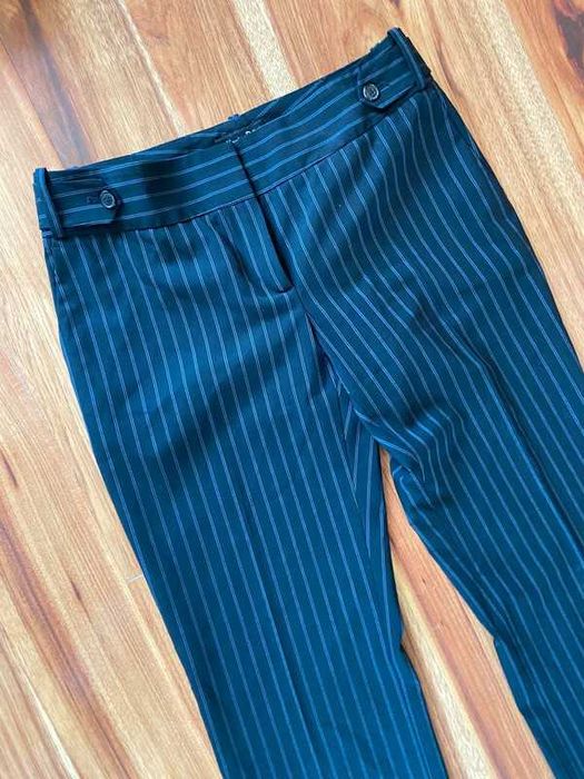 M l massimo dutti spodnie welna szerokie nogawki szwedy dzwony