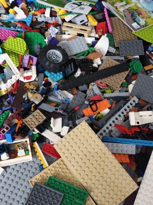 LEGO mix 2,1kg + płytka 48x48