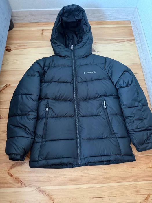 Підліткова зимова куртка для хлопчика Columbia 148-152 см (M) чорна
